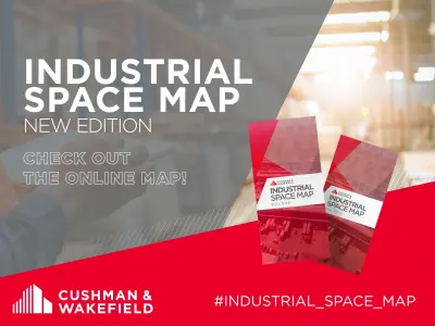 The latest edition of the Industrial Space Map prepared by Cushman & Wakefield is now available!